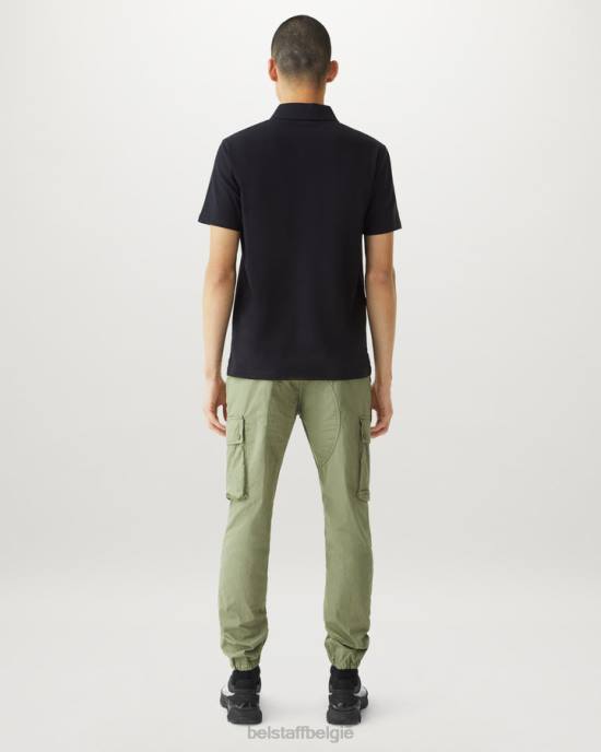 kleding kledingkleurstof katoenmix citroengeel/aloë Trialmaster cargobroek Heren Belstaff 624D302