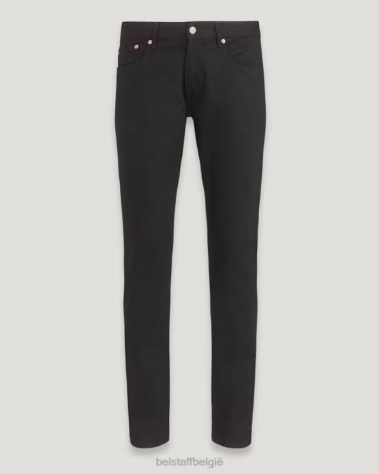 kleding rauw denim zwart longton slanke jeans Heren Belstaff 624D313