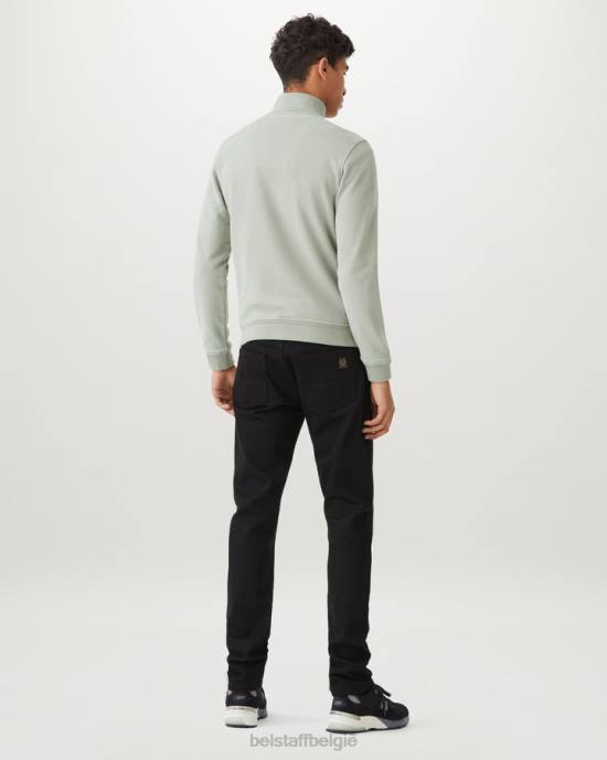 kleding rauw denim zwart longton slanke jeans Heren Belstaff 624D313