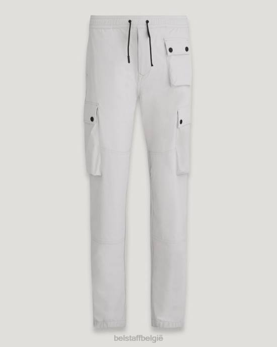 kleding stretch nylon parelgrijs Techmaster cargobroek Heren Belstaff 624D295