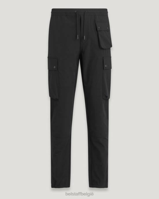 kleding stretchnylon zwart Techmaster cargobroek Heren Belstaff 624D301