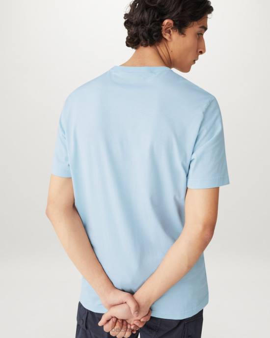 kleding katoenen jersey hemelsblauw feniks t-shirt Heren Belstaff 624D146