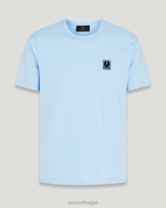 kleding katoenen jersey hemelsblauw t-shirt Heren Belstaff 624D179