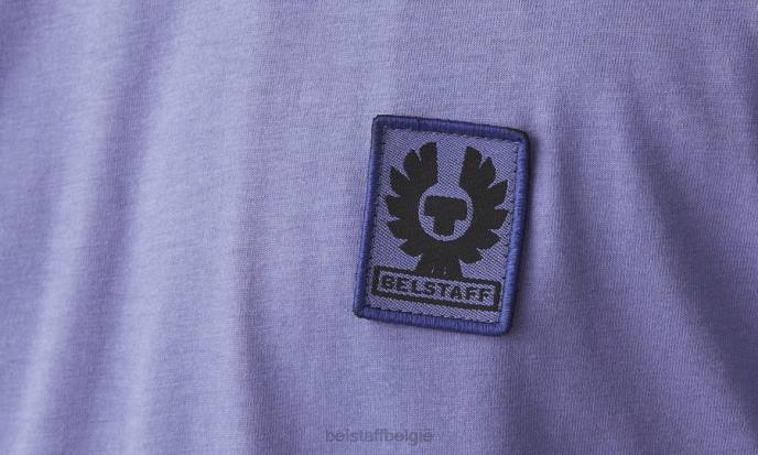 kleding katoenen jersey mauve T-shirt met lange mouwen Heren Belstaff 624D167