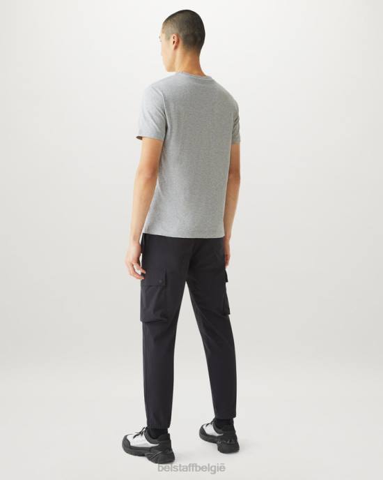 kleding katoenen jersey oud zilver gemêleerd tegel t-shirt Heren Belstaff 624D160