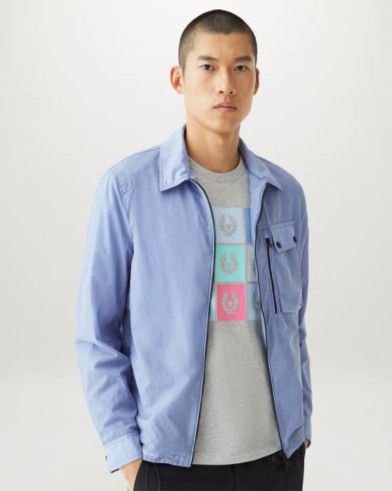 kleding katoenen jersey oud zilver gemêleerd tegel t-shirt Heren Belstaff 624D160