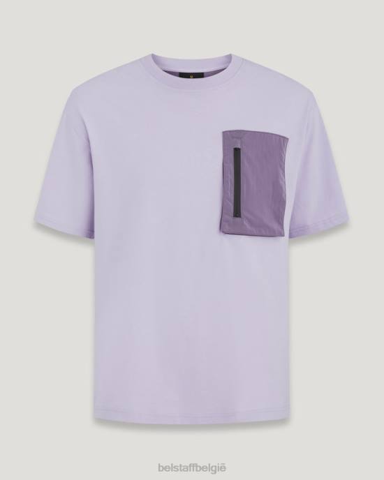 kleding katoenen jersey violet streng t-shirt Heren Belstaff 624D161