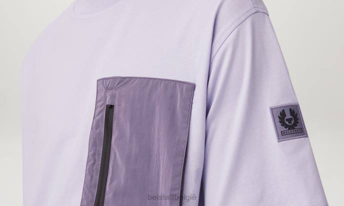 kleding katoenen jersey violet streng t-shirt Heren Belstaff 624D161