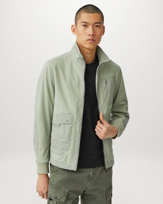 kleding katoenen jersey zwart T-shirt met lange mouwen Heren Belstaff 624D213