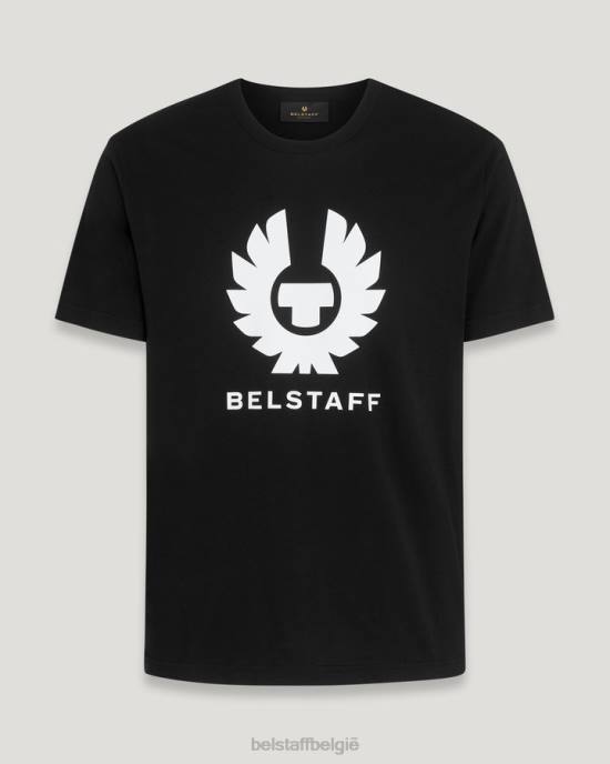kleding katoenen jersey zwart feniks t-shirt Heren Belstaff 624D188