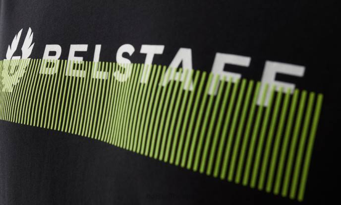 kleding katoenen jersey zwart radio oversized t-shirt Heren Belstaff 624D153