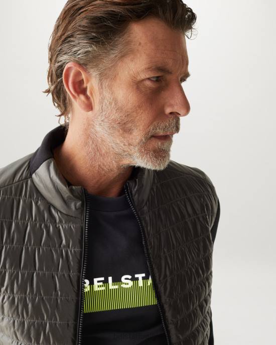 kleding katoenen jersey zwart radio oversized t-shirt Heren Belstaff 624D153