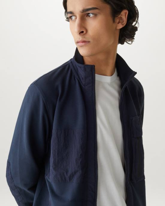 kleding katoenjersey wit T-shirt met lange mouwen Heren Belstaff 624D181