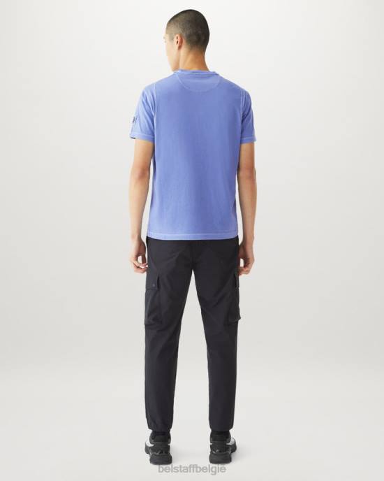 kleding kledingkleurstof katoen mauve loopplank t-shirt Heren Belstaff 624D147