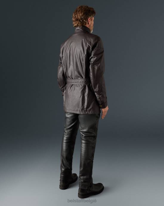 kleding gewaxt katoen mahonie Trimaster motorjas Heren Belstaff 624D415