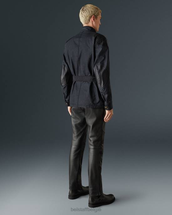 kleding gewaxt katoen vintage zwart mcgregor pro Heren Belstaff 624D414