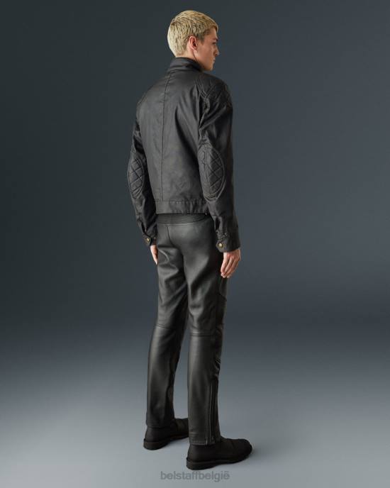 kleding gewaxt katoen zwart Brooklands motorjas Heren Belstaff 624D416