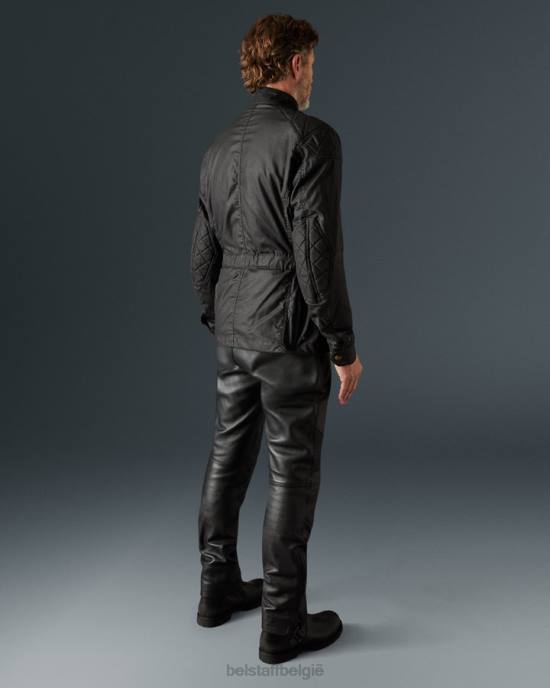 kleding gewaxt katoen zwart Mcgee motorjas Heren Belstaff 624D422