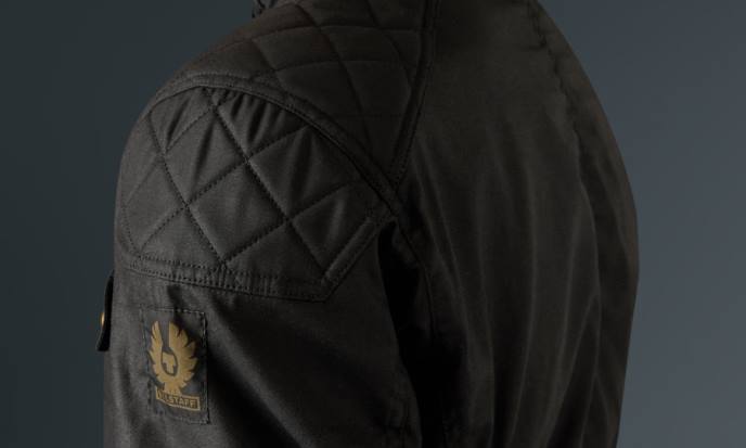 kleding gewaxt katoen zwart Mcgee motorjas Heren Belstaff 624D422