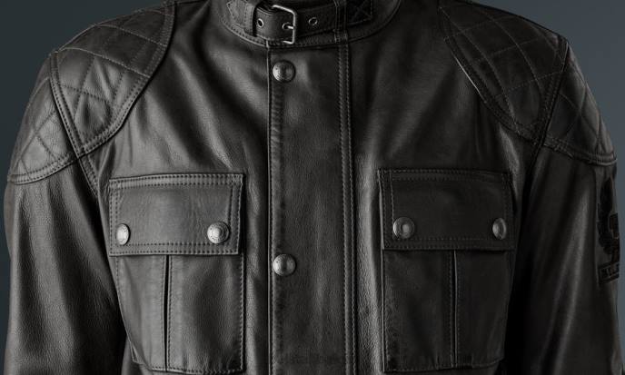 kleding handgewaxt leer antiek zwart Brooklands motorjas Heren Belstaff 624D431