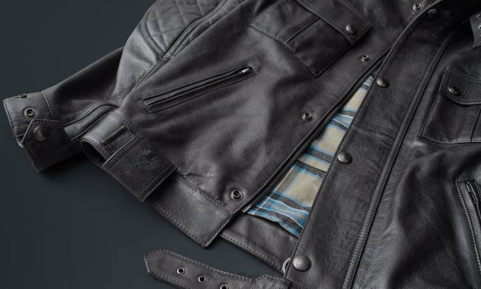 kleding handgewaxt leer granietgrijs Brooklands motorjas Heren Belstaff 624D441