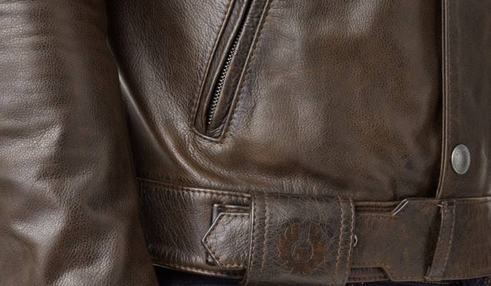 kleding handgewaxt leer zwartbruin Brooklands motorjas Heren Belstaff 624D437