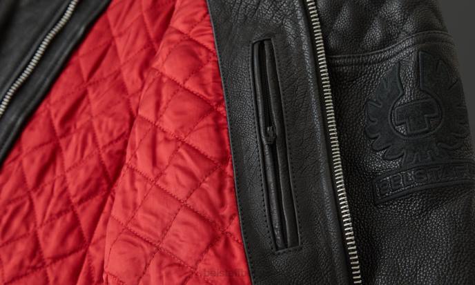 kleding kalfsleer zwart Cheetham motorjas Heren Belstaff 624D434