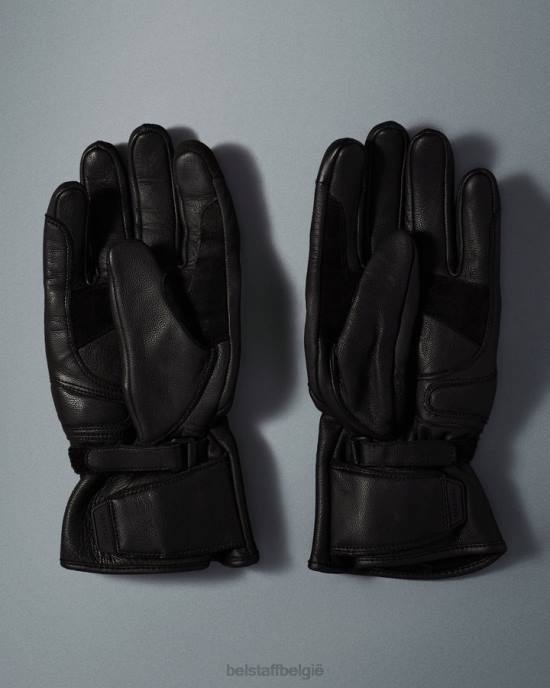 accessoire nappaleer zwart sprite motorhandschoenen Heren Belstaff 624D462