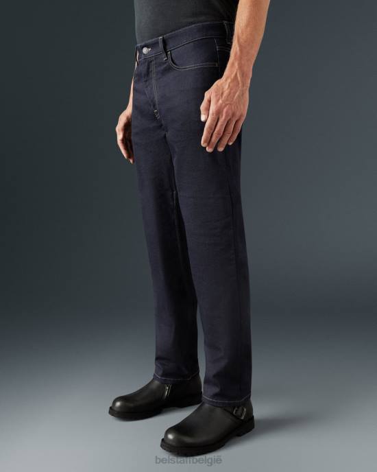 kleding Armalith stretchdenim indigo populieren motorjeans Heren Belstaff 624D450