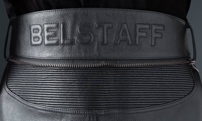 kleding structuurleer zwart McGregor motorbroek Heren Belstaff 624D449