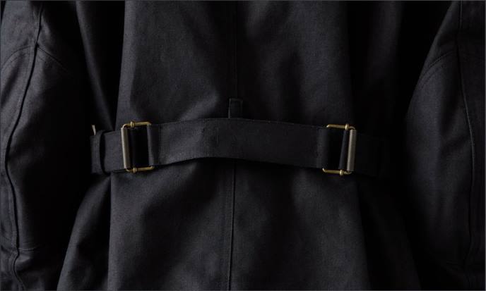 kleding hennep/gerecycled polyester/biologisch katoenmix zwart Ecomaster-jas Heren Belstaff 624D442