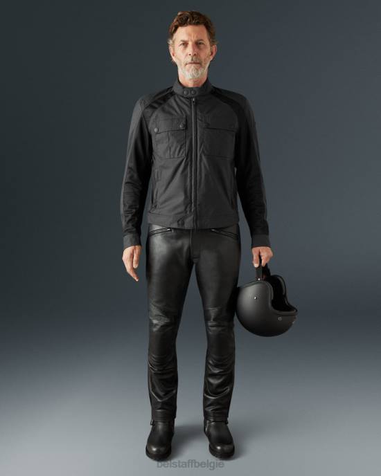 kleding technisch nylon militair groen tempel motorjas Heren Belstaff 624D445