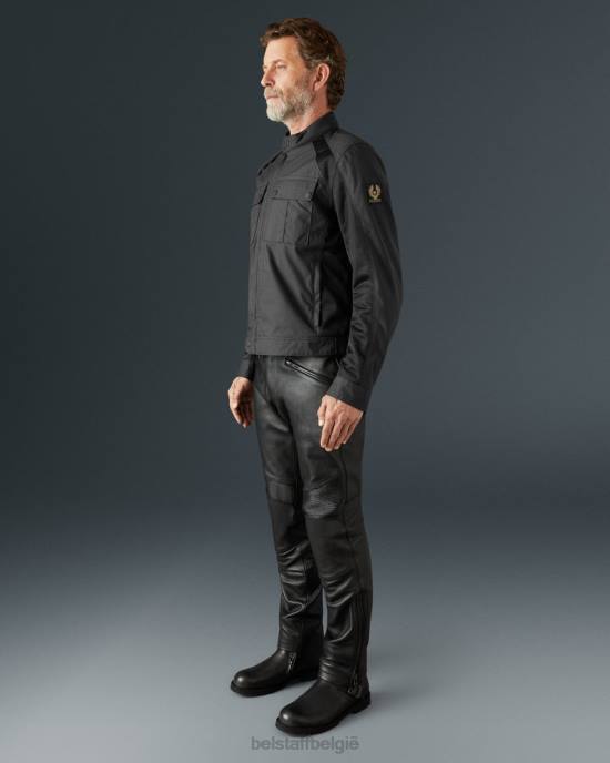 kleding technisch nylon militair groen tempel motorjas Heren Belstaff 624D445