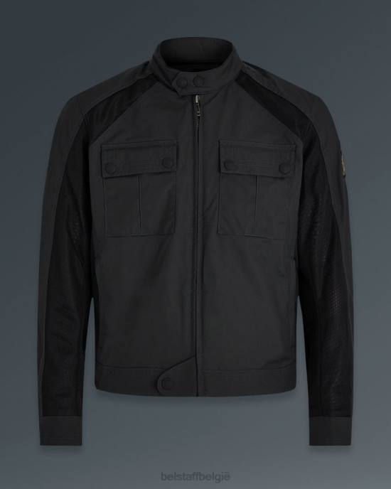 kleding technisch nylon zwart tempel motorjas Heren Belstaff 624D443