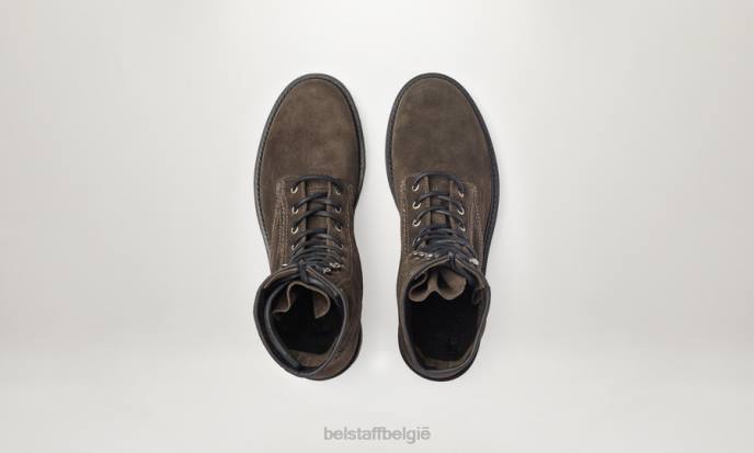 schoen zijdeachtige suède steen Marshall veterlaarzen Heren Belstaff 624D341