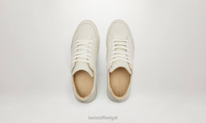 schoen glad leer schoon wit lage sneakers volgen Heren Belstaff 624D356