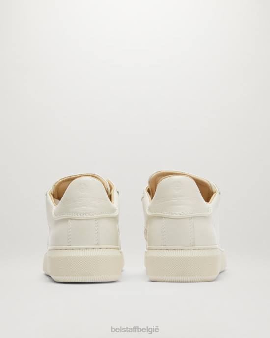 schoen glad leer schoon wit lage sneakers volgen Heren Belstaff 624D356