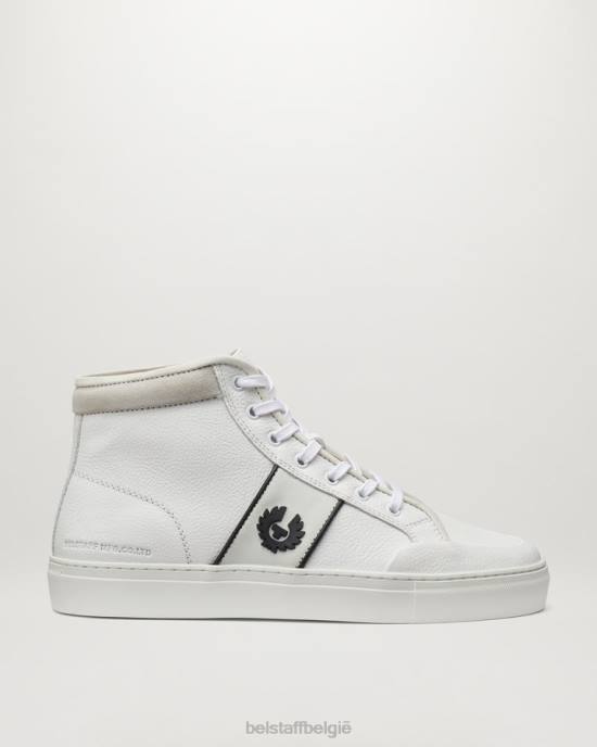 schoen kalfsleer wit Phoenix hoge sneakers Heren Belstaff 624D358