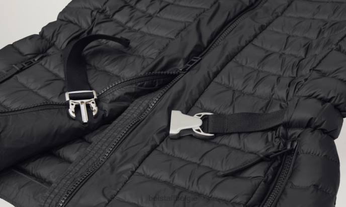 kleding ultra lichtgewicht dons zwart kosmos jas vrouwen Belstaff 624D487