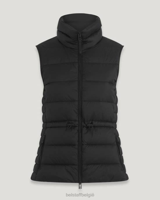 kleding dons gevuld nylon zwart ontsnappingsvest vrouwen Belstaff 624D491