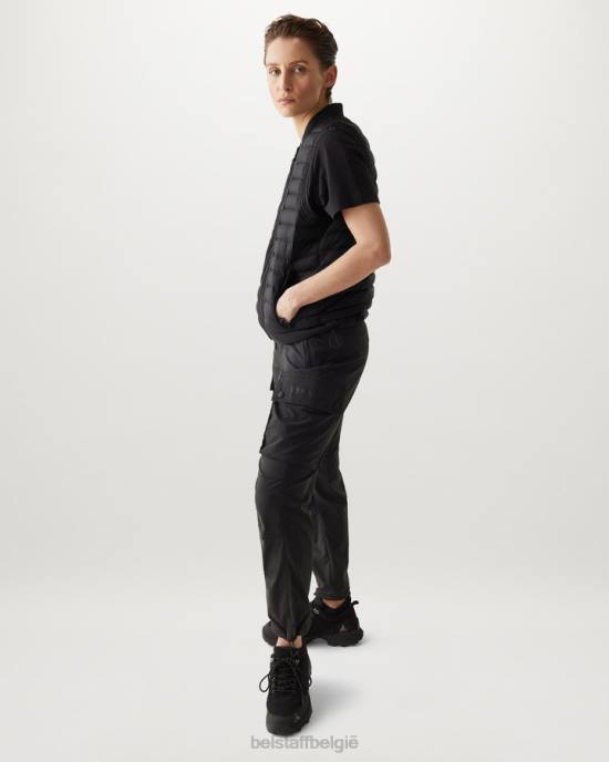 kleding ultra lichtgewicht dons zwart stella gilet vrouwen Belstaff 624D492