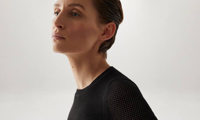 kleding katoen zwart Kai trui met ronde hals vrouwen Belstaff 624D515