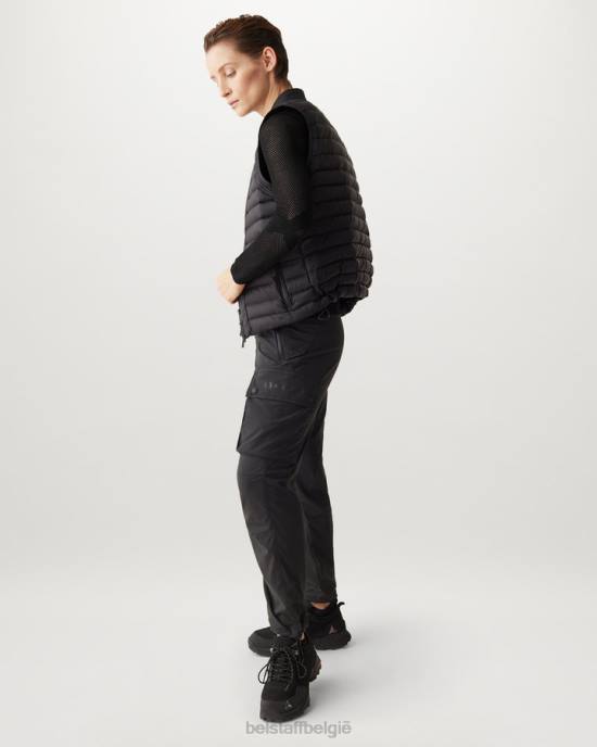 kleding katoen zwart Kai trui met ronde hals vrouwen Belstaff 624D515