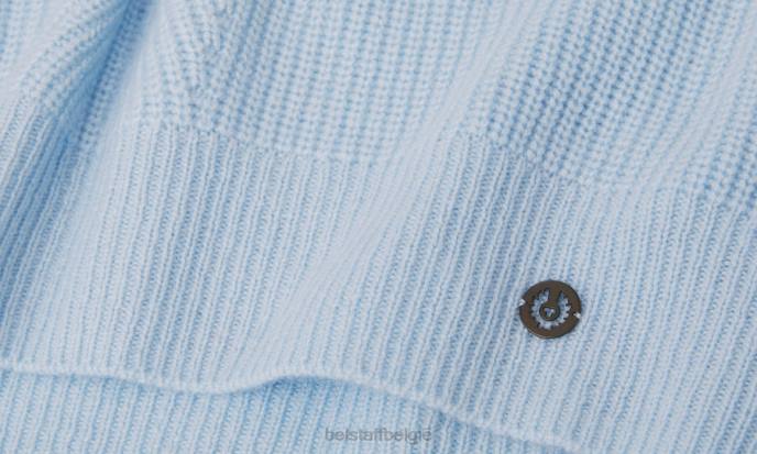 kleding puur kasjmier hemelsblauw Cameron trui met v-hals vrouwen Belstaff 624D513