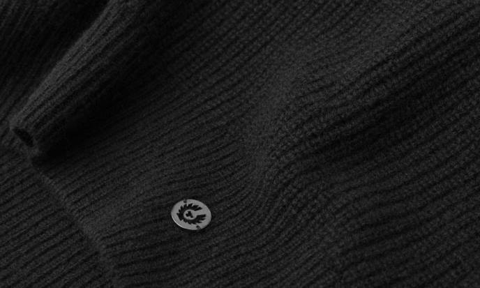 kleding puur kasjmier zwart Cameron trui met v-hals vrouwen Belstaff 624D516