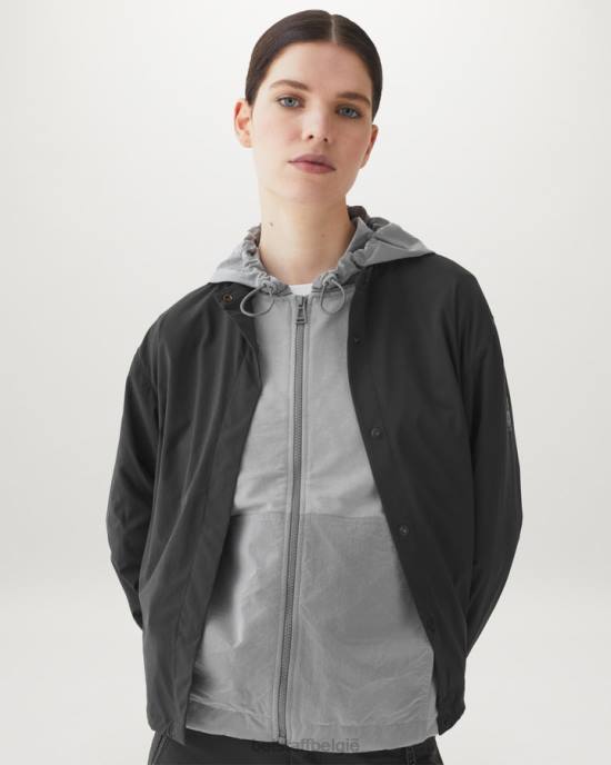 kleding lichtgewicht fleece oud zilver Torque sweatshirt met ritssluiting vrouwen Belstaff 624D509