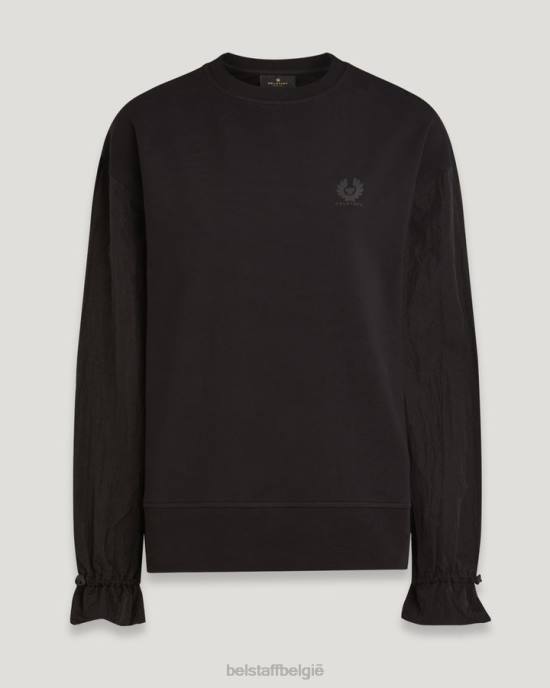 kleding lichtgewicht fleece zwart hale trui vrouwen Belstaff 624D507
