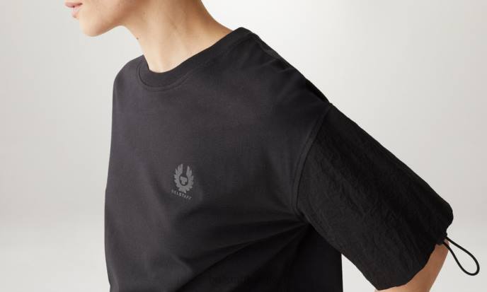 kleding katoenen jersey zwart sol t-shirt vrouwen Belstaff 624D499