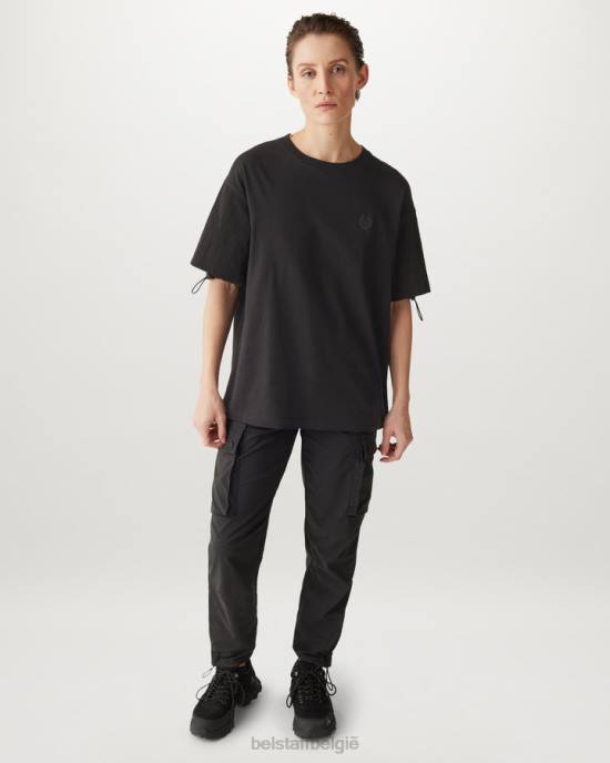 kleding katoenen jersey zwart sol t-shirt vrouwen Belstaff 624D499
