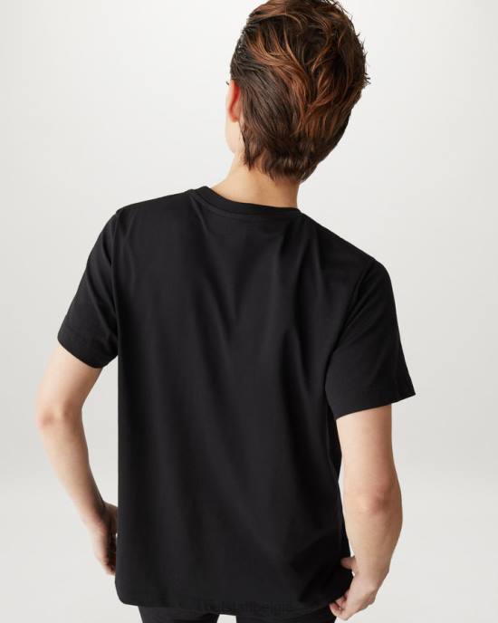 kleding katoenen jersey zwart sterrenstof micro-t-shirt vrouwen Belstaff 624D503
